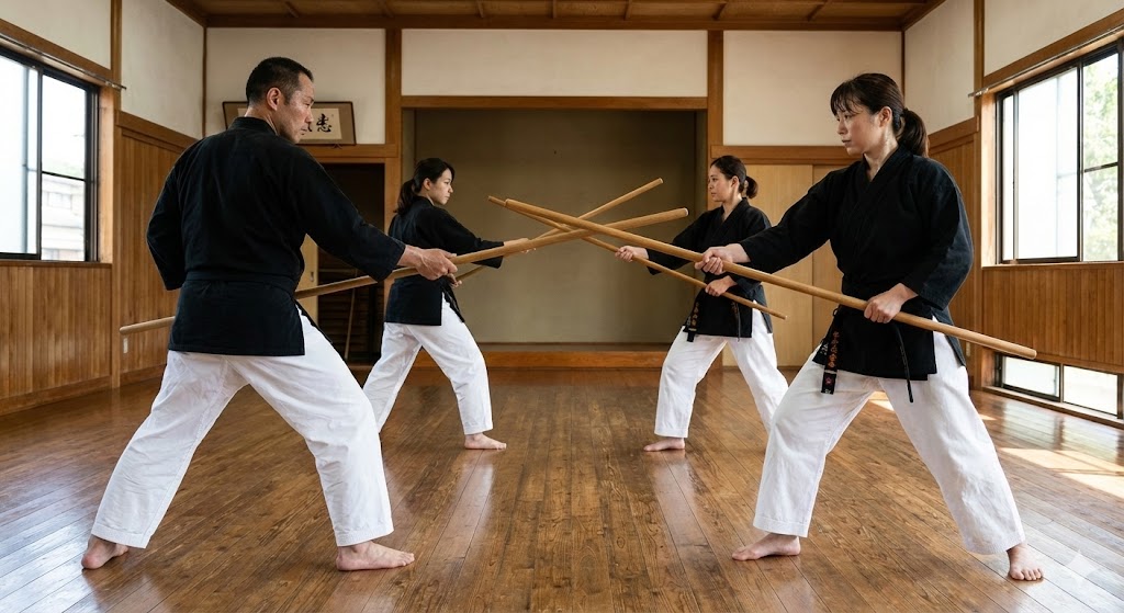 Kobudo training